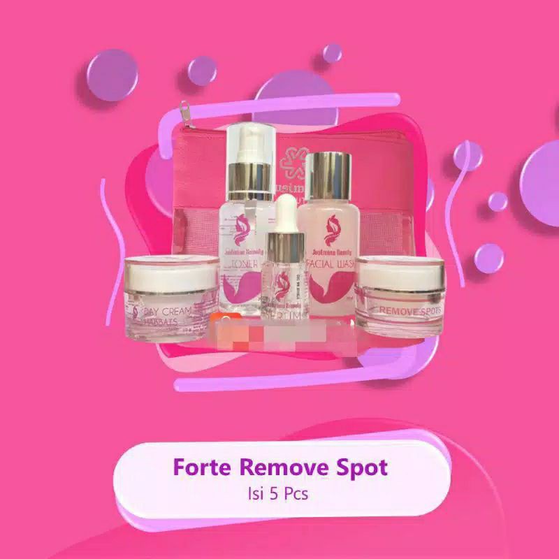 JUSTMINE BEAUTY/JUSTMINE SKINCARE BPOM ORI 100%PAKET REMOVE FORTE