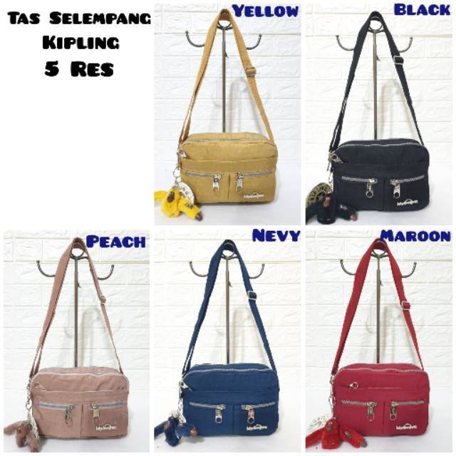 TAS 100% ORIGINAL - TAS SELEMPANG WANITA KIPLING IMPORT 5Res KP211