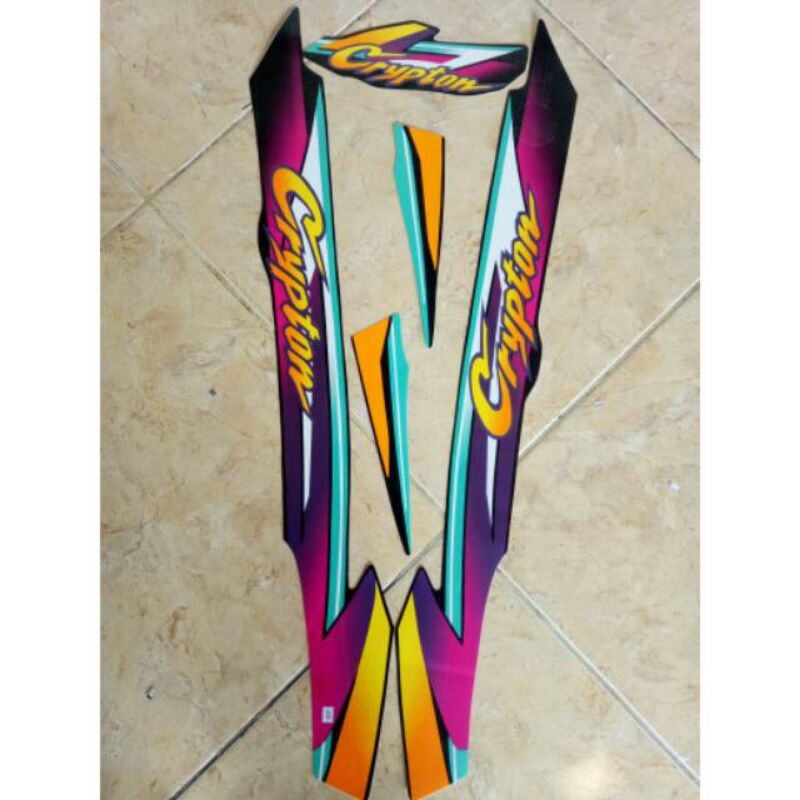 striping crypton 1997 sticker motor yamaha crypton 1997 terlaris termurah