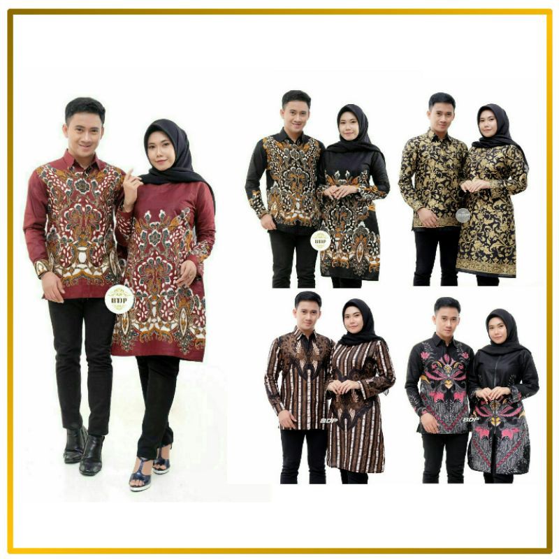 BATIK COUPLE MODERN || COUPLE BATIK TUNIK || BATIK DIAN PUTRI