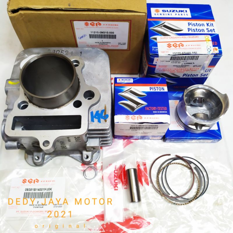 BLOK SEHER +PISTON KIT, SMASH old  SMASH NEW PRODUK ASLI SUZUKI SGP 100%o