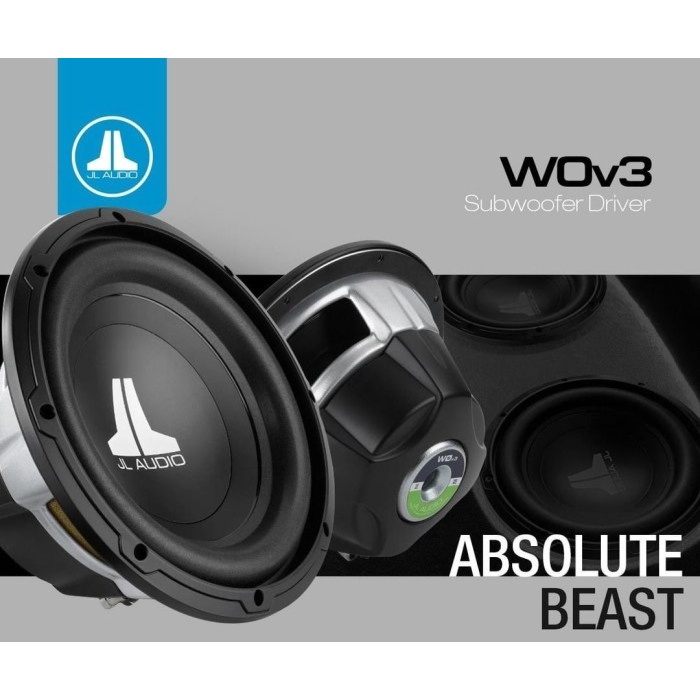 SUBWOOFER JL AUDIO 12W0v3-4 / 12 W0 v3-4 / 4 OHM - GARANSI RESMI