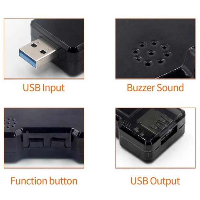 FN18 USB Tester DC Digital Voltmeter Ampermetro Current Voltage Detector Power Bank Charger