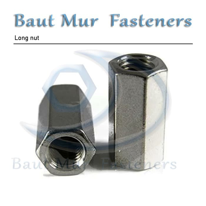 Long Nut M12 x 5 CM Galvanis
