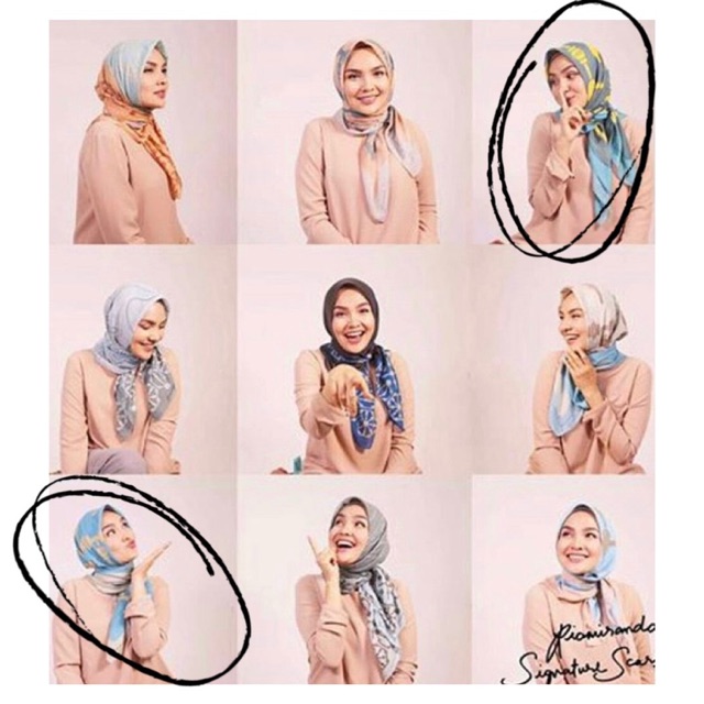 PRELOVED ORION SCARF Ria Miranda Signature Scarf Principia Series