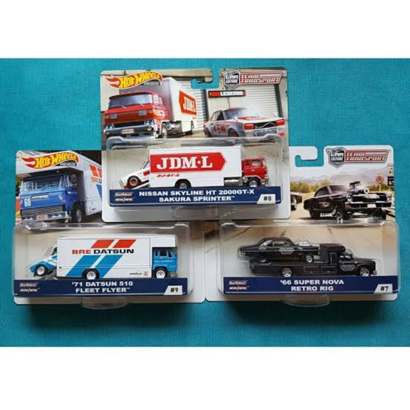 hot wheels team transport JDM set / hotwheels jdm team transport