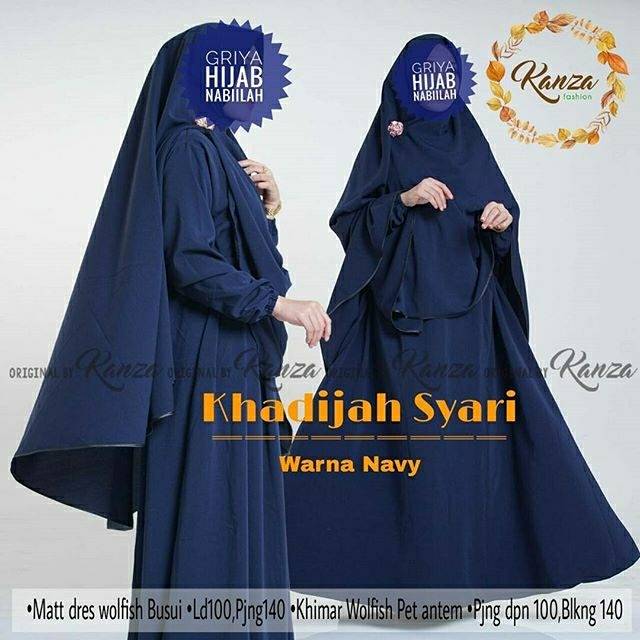 Gamis Syari Khadijah Syari Ori Kanza