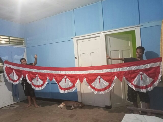 Ready Oke] Grosir Umbul Umbul Bendera Indonesia Merah Putih Pitabunga 5 Gelombang