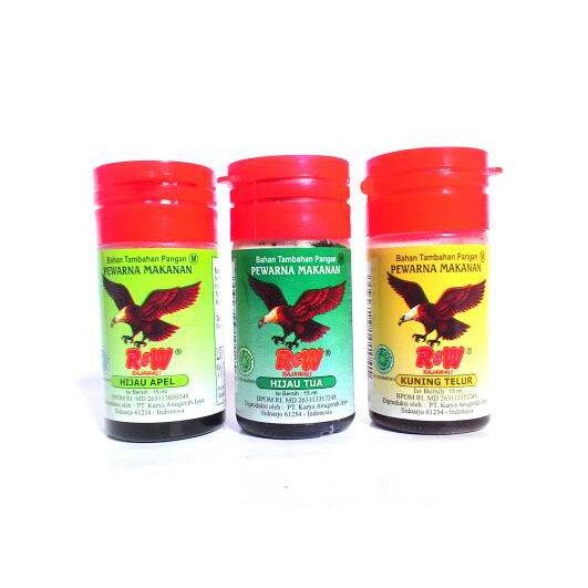  Pewarna  Makanan Cap Rajawali 15 ml Shopee Indonesia