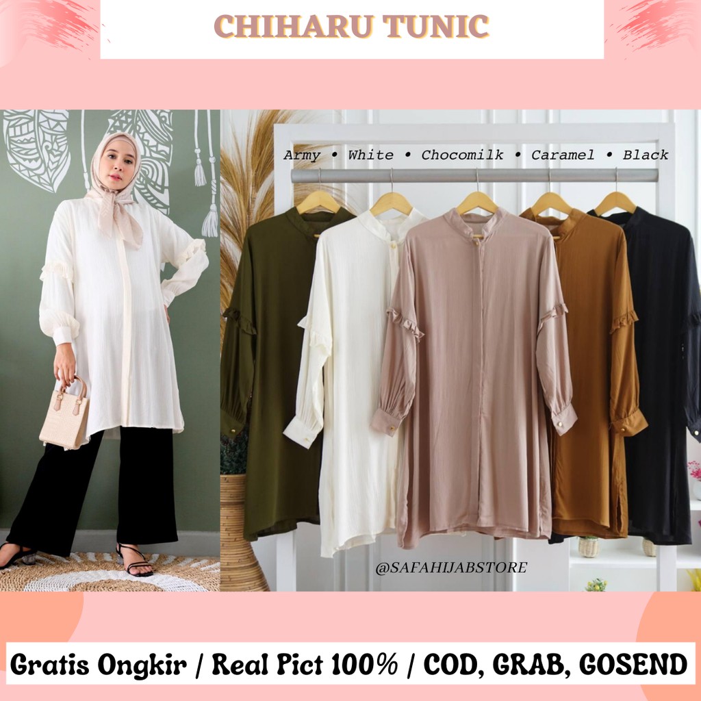 CHIHARU TUNIC / ATASAN / KEMEJA / TUNIK