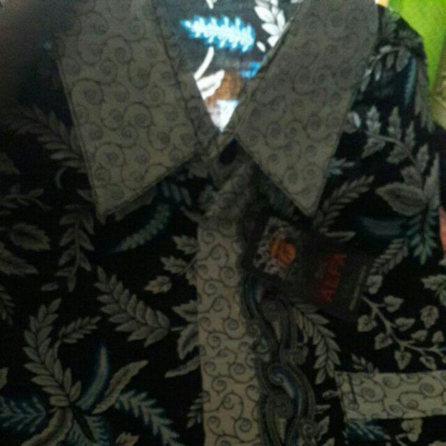 Bswart Batik Hrb026 Kenongo Hem Pendek Padi Pekalongan M L Xl Batik Pria Murah Modern Grosir