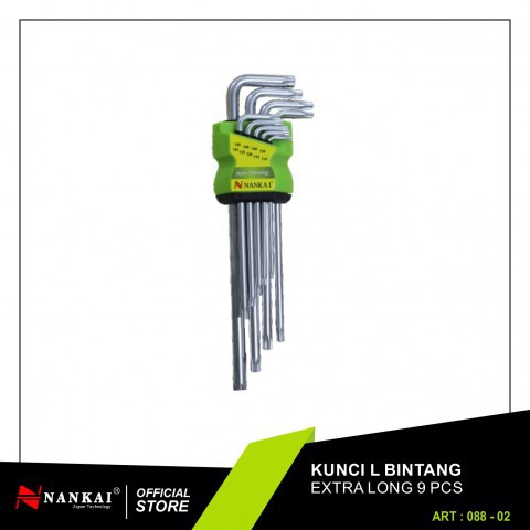 KUNCI L 9PCS BINTANG NANKAI (088-02)