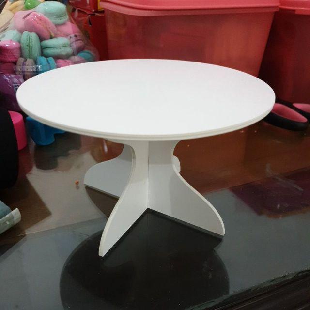 3 Pcs Cupcakes Stand Ivory 350gr