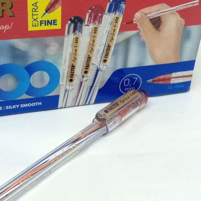 

Pulpen Faster C600 1 Box - Alat Tulis Kantor Pulpen Sekolah