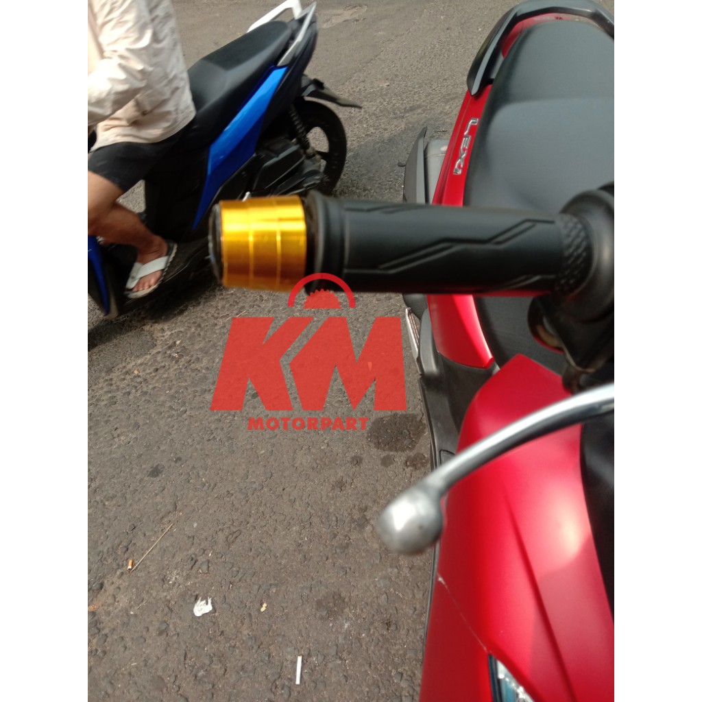 Jalu Stang Bandul Stang Garis Warna Universal Semua Motor Drat 10 Jalu Stang Variasi Beat NmAX Vario