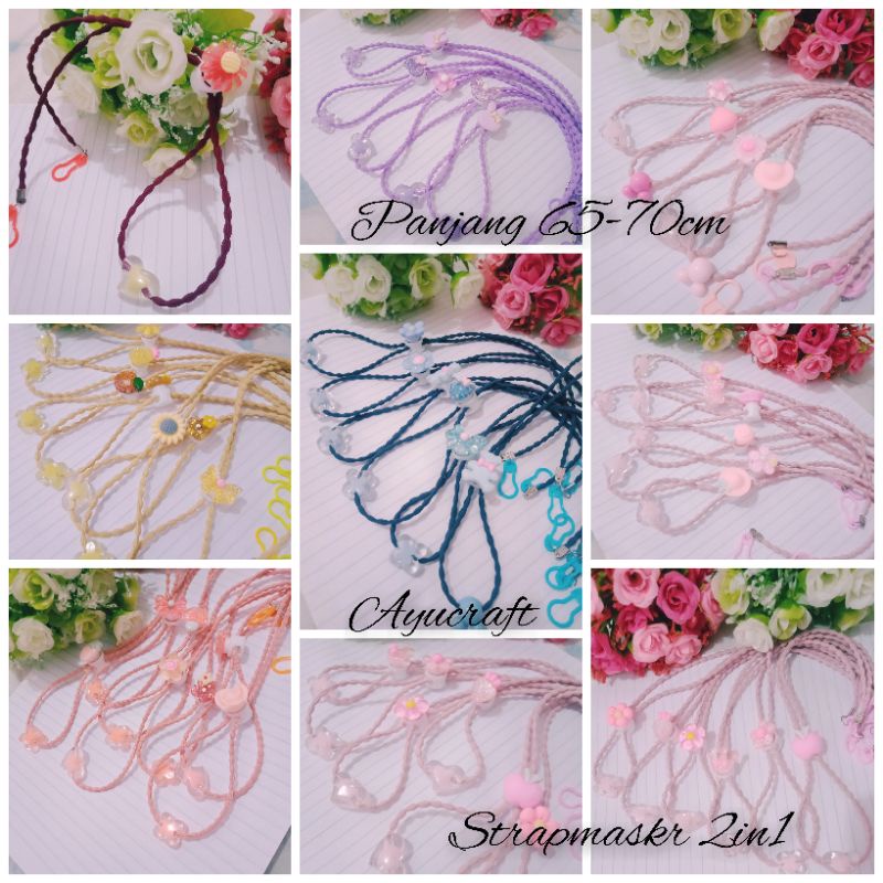 PART1 strapmasker ank dan dewasa simple 1pcs