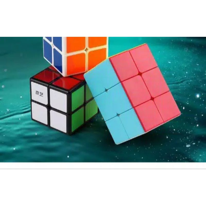 Rubik Floppy 223 2x2x3 Qiyi Qidi ghost Stikerless Original