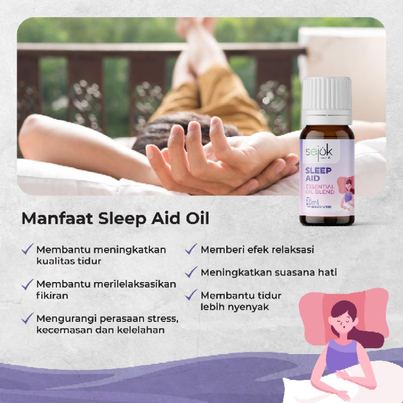 Sejuk Sleep Aid Essential Oil Blend / Minyak Aromaterapi Tidur Nyenyak - 10 ml