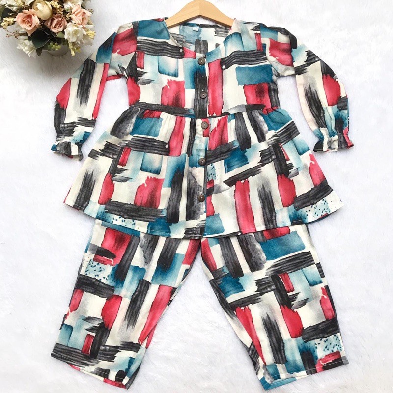 baju bayi setelan rayon