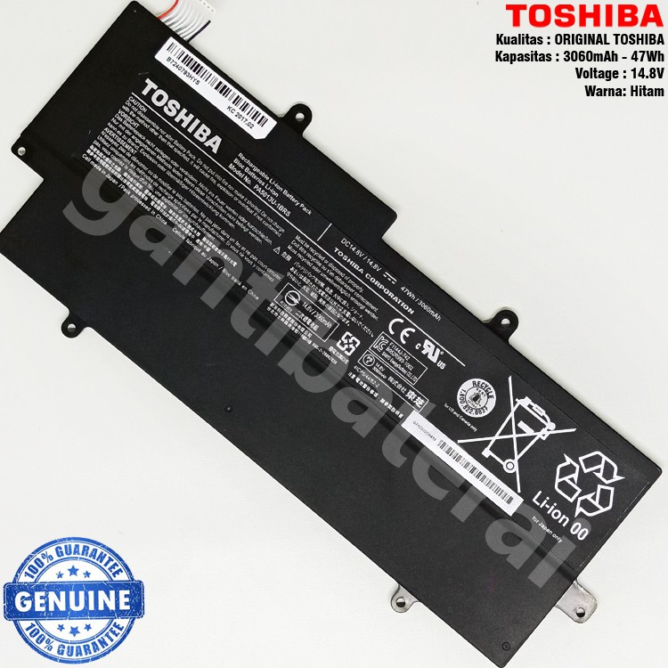 Baterai Toshiba Z830 Z835 Z930 Z935 Z960 PA5013U