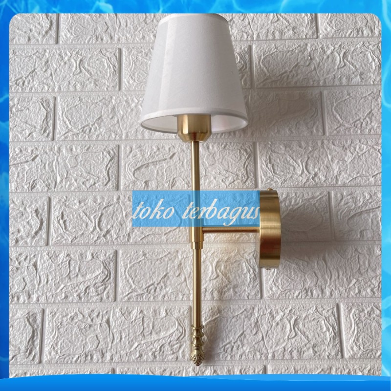 Lampu Dinding Hias Gold Premium Mewah Scone Lamp Dekorasi Rumah Kamar