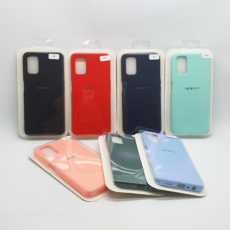 Oppo A52 / A72 / A92  Silicone Macaron Case / Soft Case Dove Candy / Silikon Macaron Case