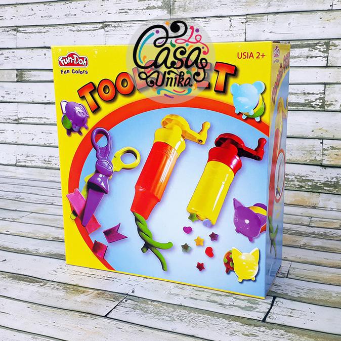 Fun Doh Tool Set - Lilin Mainan Anak FunDoh / PlayDoh / Play Doh