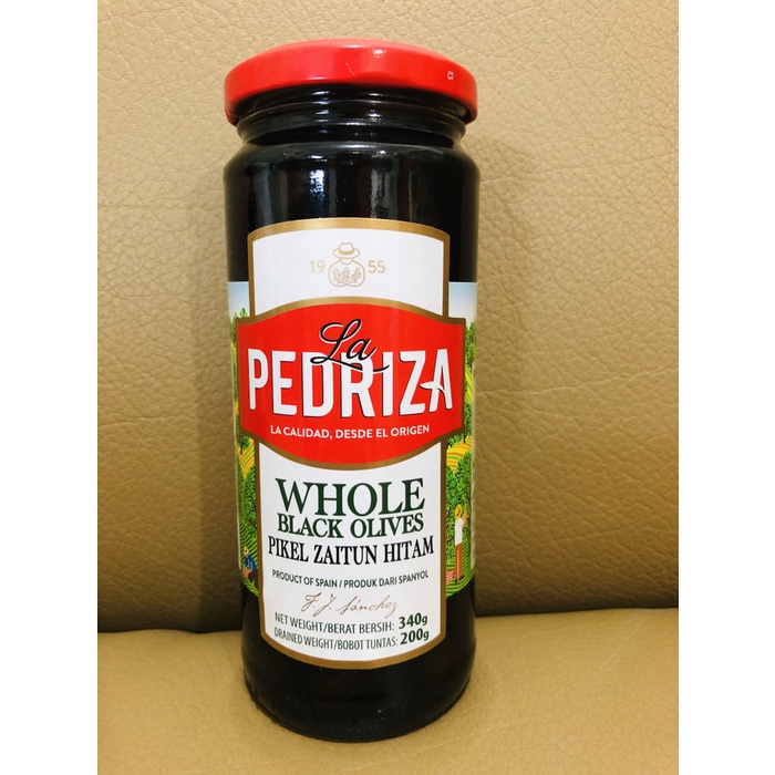 

Kalengbuah- Buah Zaitun Spanyol 340Gr Black Olives / Green Olives - Whole Black -Buah-Kaleng.