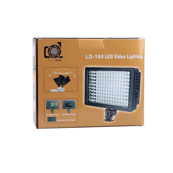 LD-160 HD-160 LED Video Lighting-lampu studio foto free Gorilla Pod