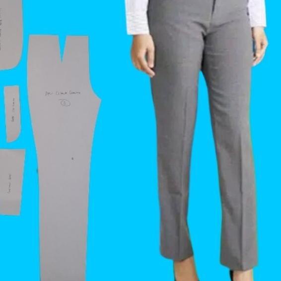 ♟ pola celana kerja wanita,pola celana wanita ✹