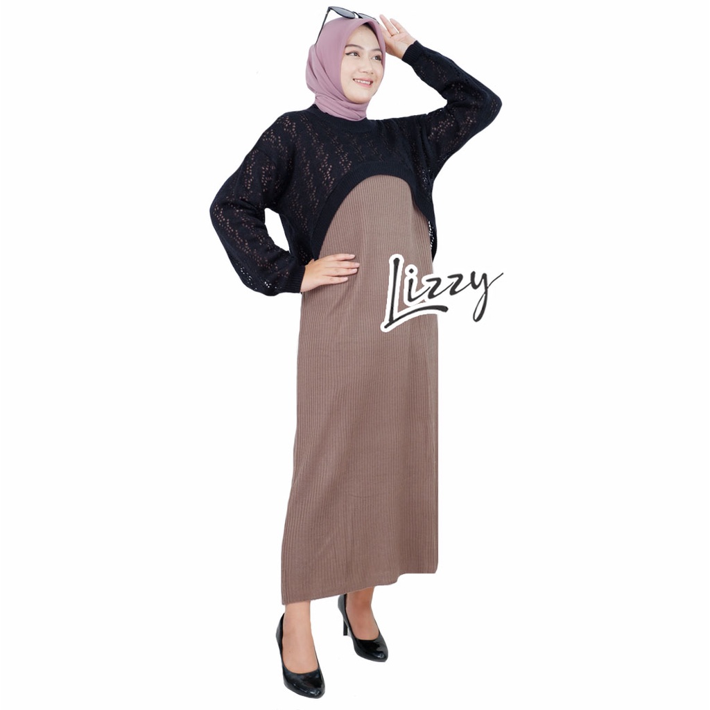 Lizzy - ONE SET FREYA PREMIUM-Burgundy - Black
