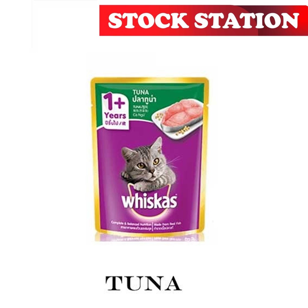 Whiskas Pouch Tuna 80gr