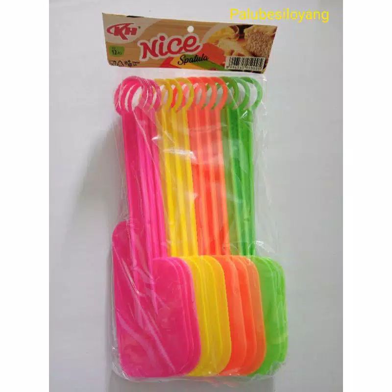 12pcs lemet plastik warna rondom