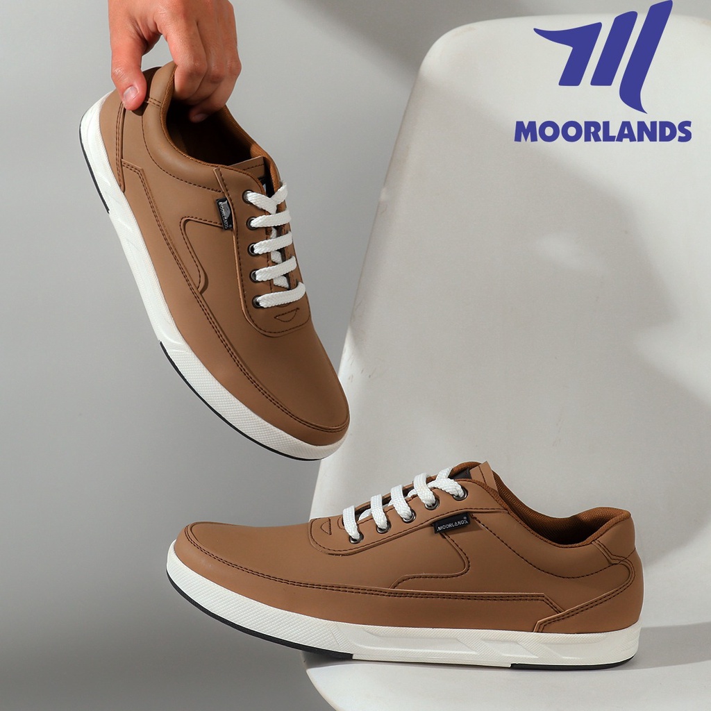 MOORLANDS Original Sepatu Pria Kulit Casual Tali Sepatu Santai Sepatu Semi Formal Kerja Kuliah COD