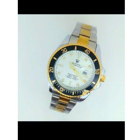 jam tangan pria analog rantai tanggal