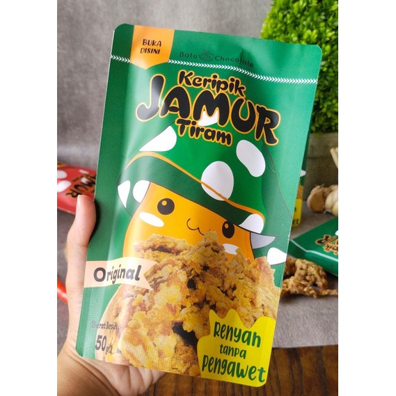 

KERIPIK JAMUR TIRAM ORIGINAL/OLEH-OLEH KHAS MALANG