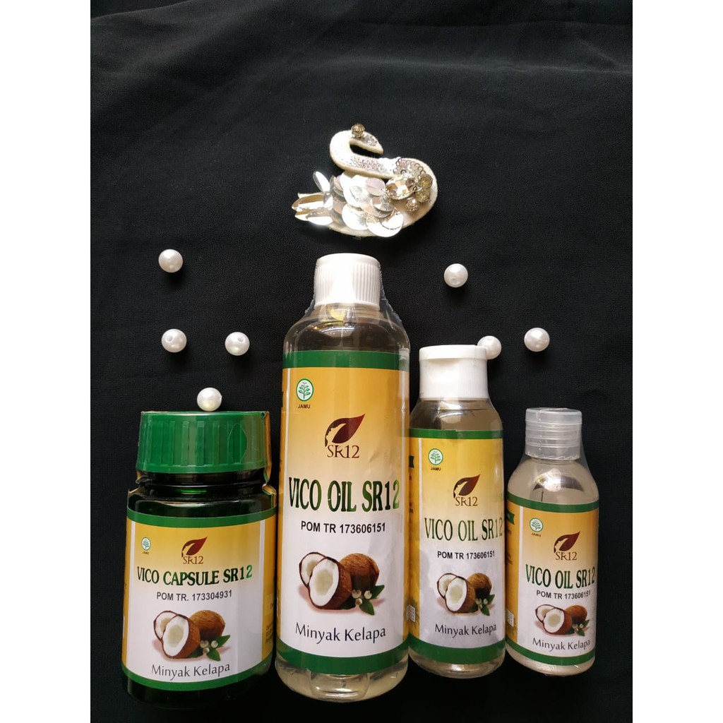 SR12 MINYAK KELAPA/ VIRGIN COCONUT OIL (VICO) OIL &amp; KAPSUL