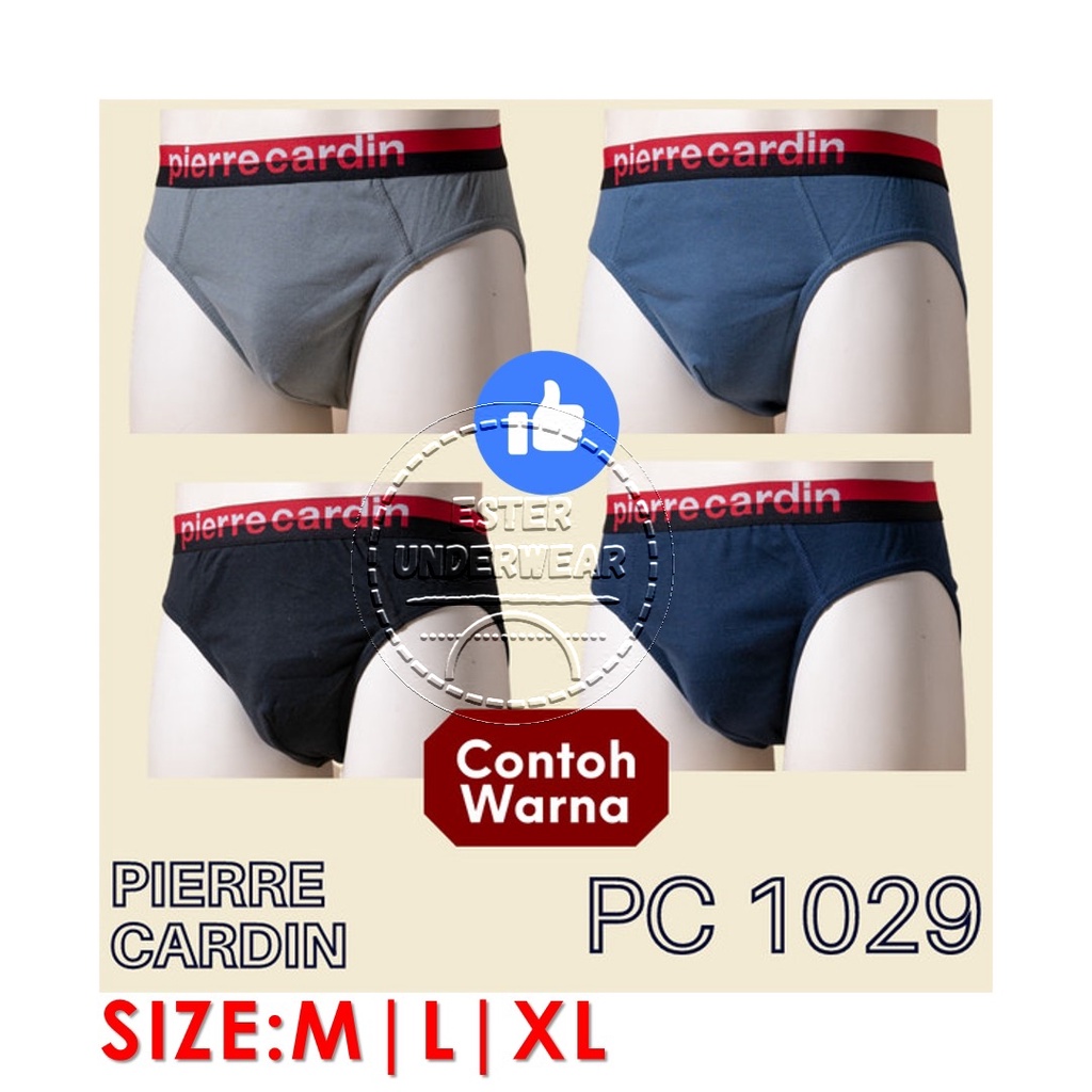 Celana Dalam Pria PIERRE CARDIN  PC 1029 ISI-3 PCS Bahan Katun