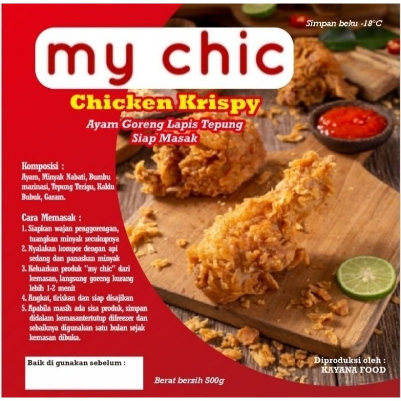 

FROZEN CHICKEN KRISPY MY CHIC