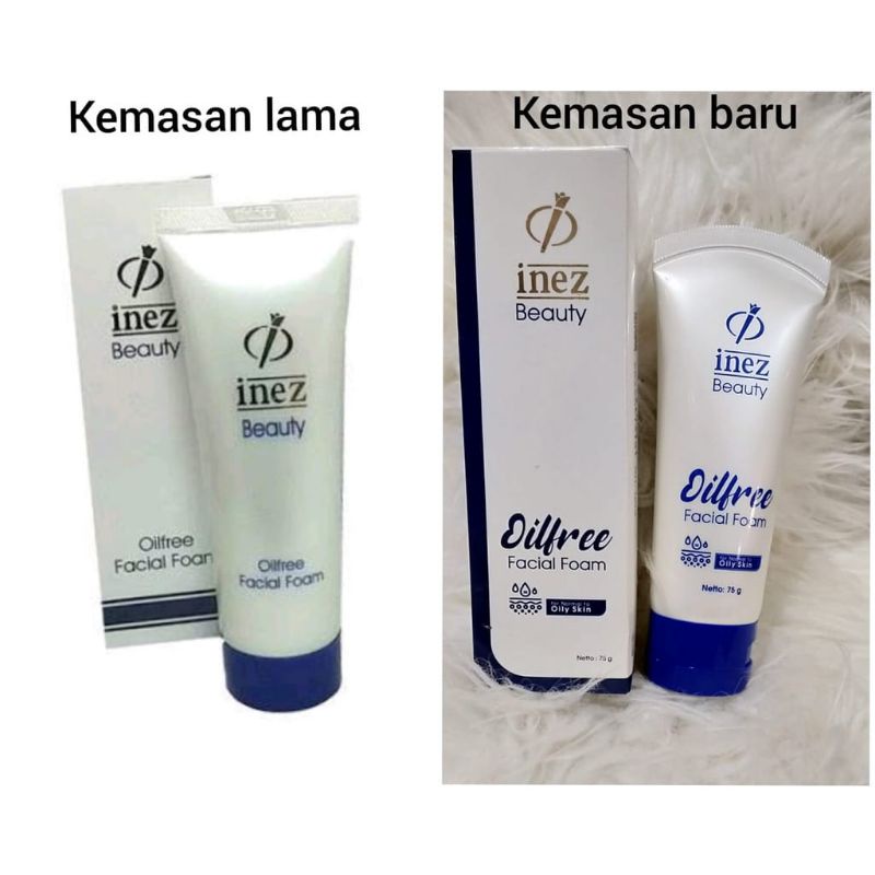 INEZ OILFREE FACIAL FOAM(UNTUK KULIT BERMINYAK)