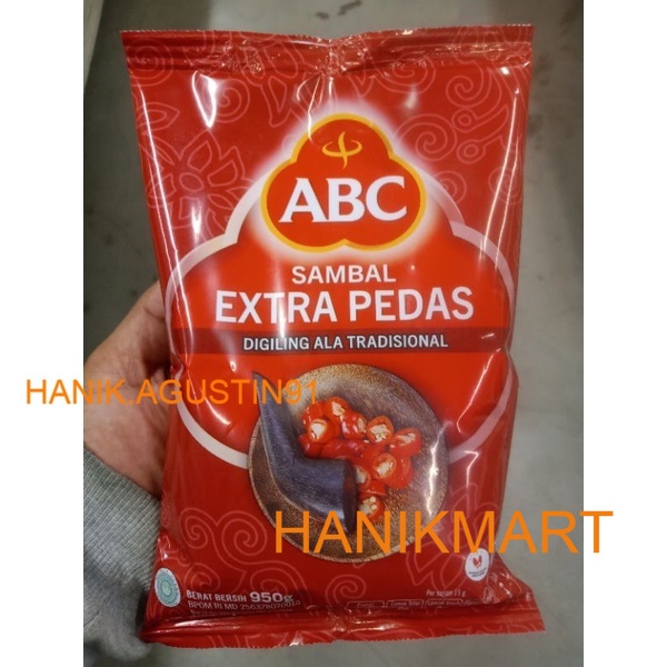 

ABC Sambal Extra Pedas Digiling Ala Tradisional 950 gr HM91