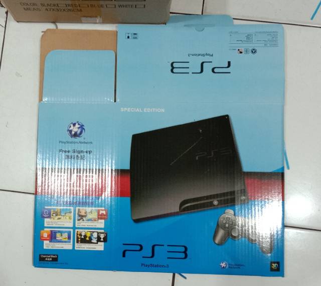 Kardus PS3 slim Dus ps3 Console