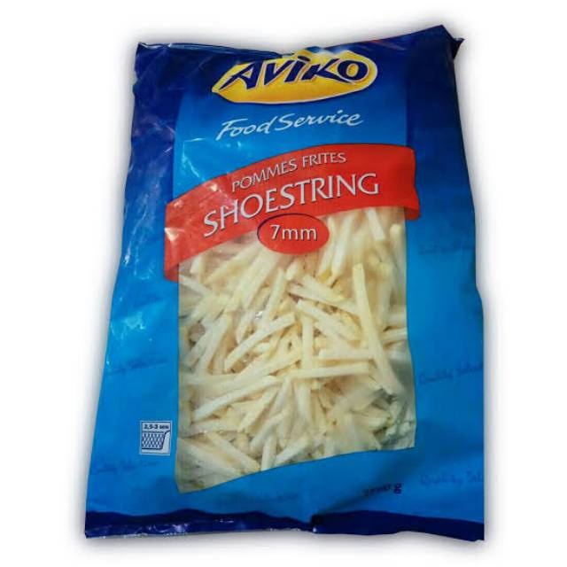 FRENCH FRIES SHOESTRING AVIKO 2,5KG KENTANG GORENG IMPOR BELANDA PREMIUM PACK