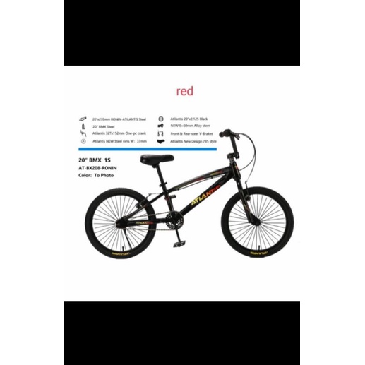 Sepeda Anak BMX Atlantis 208 Ronin 20inch