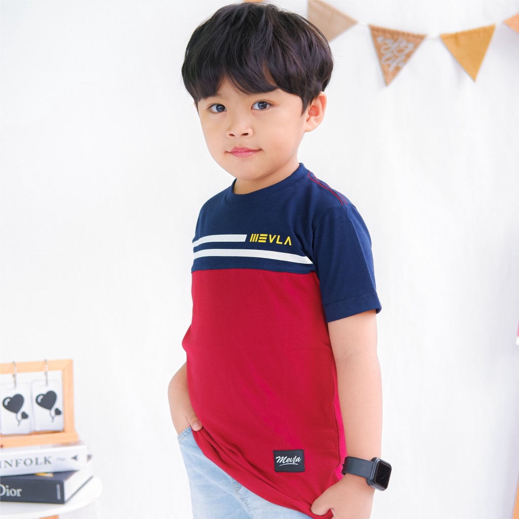 Kaos Anak Laki laki Branded Original Casual Keren Umur 1 - 10 tahun | Casildo - Mevla Kids