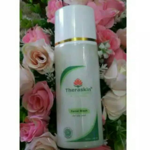 Facial wash oily - theraskin facial wash oily - Sabun kulit berminyak