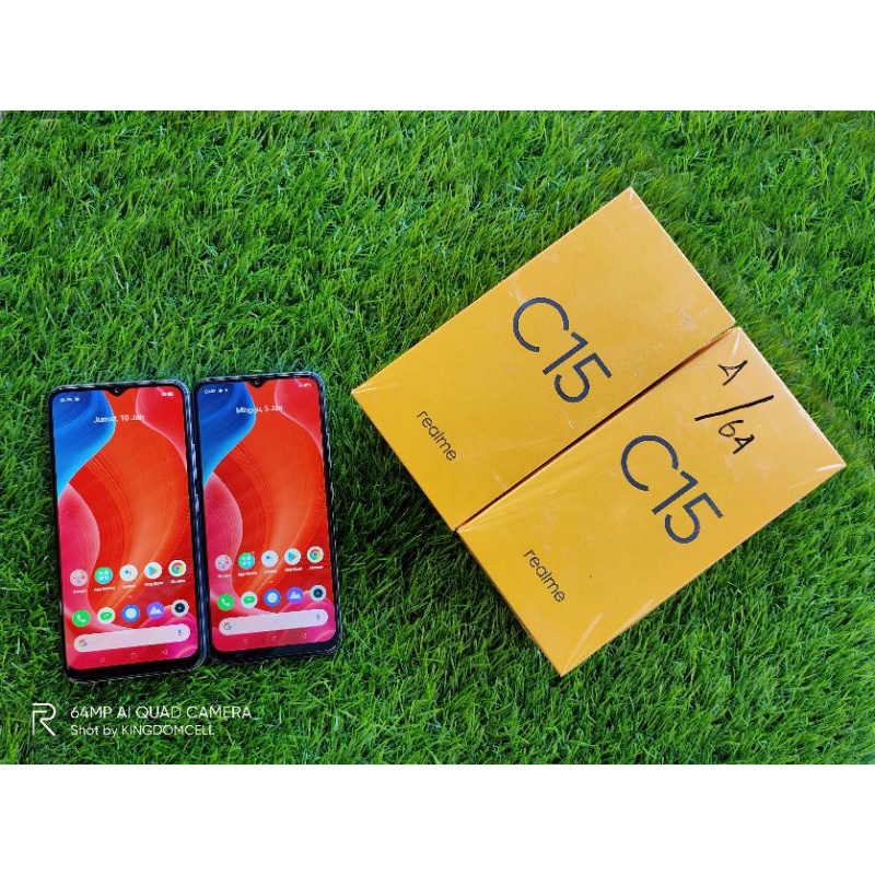 PROMO SECOND REALME C15 RAM 4/64 FULLSET