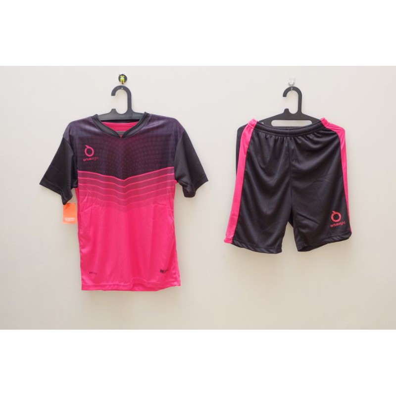 Jersey Futsal Jersey Sepakbola Printing ortuseight pink