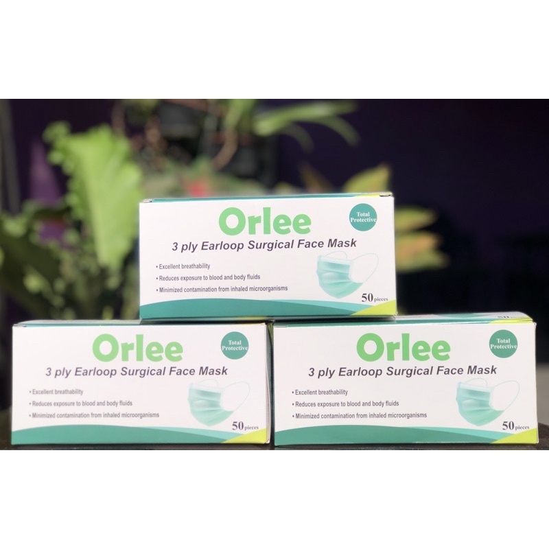 ORLEE EARLOOP & HEADLOOP SURGICAL FACE MASK - 50PCS