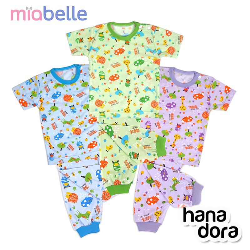 Miabelle Set Mix Baju Pendek + Celana Panjang FP02